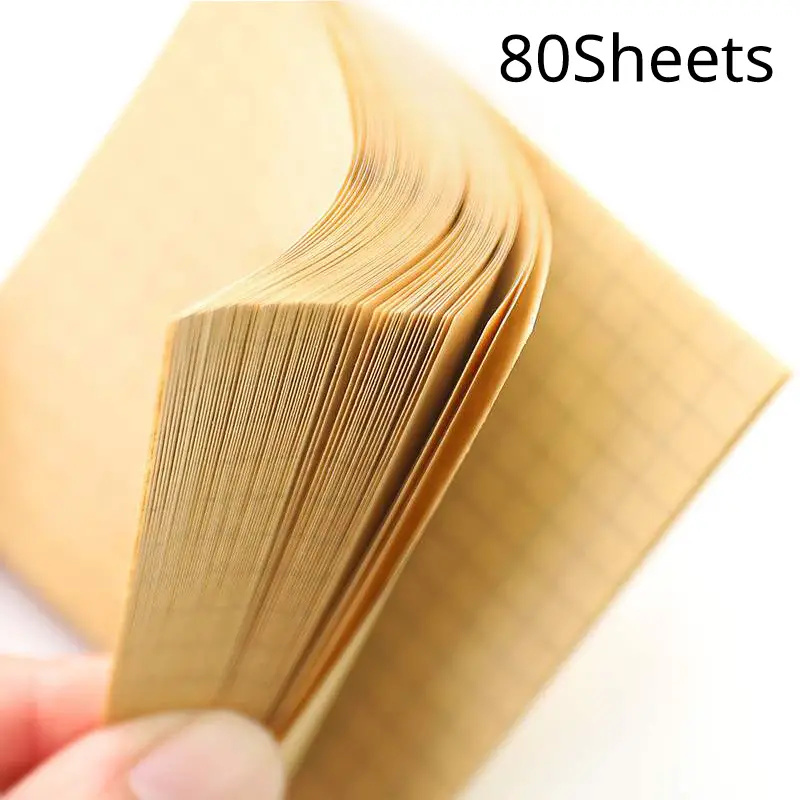 3 Packs Kraft Paper Sticky Not – обзор и цена Graph Paper Pad