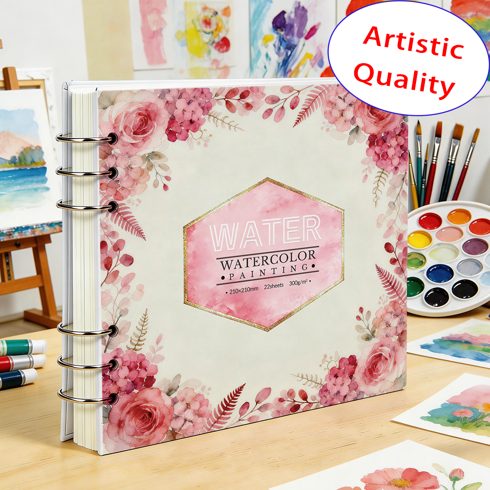 210x210mm 300GSM Watercolor Sk – обзор и цена Art Sketchbook Ring