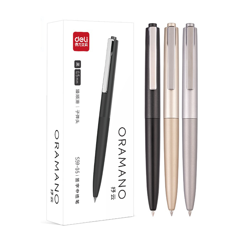 Deli 3pcs 0.5mm/0.7mm Black In – обзор и цена Office Stationery Supply Business