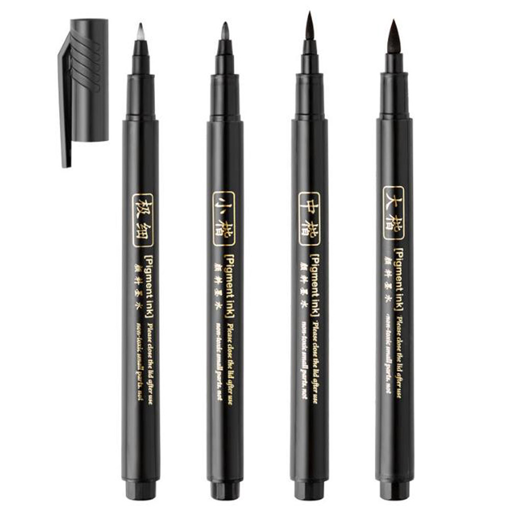 4pc Brush Pen Calligraphy Pen  – обзор и цена Stationery Supplier