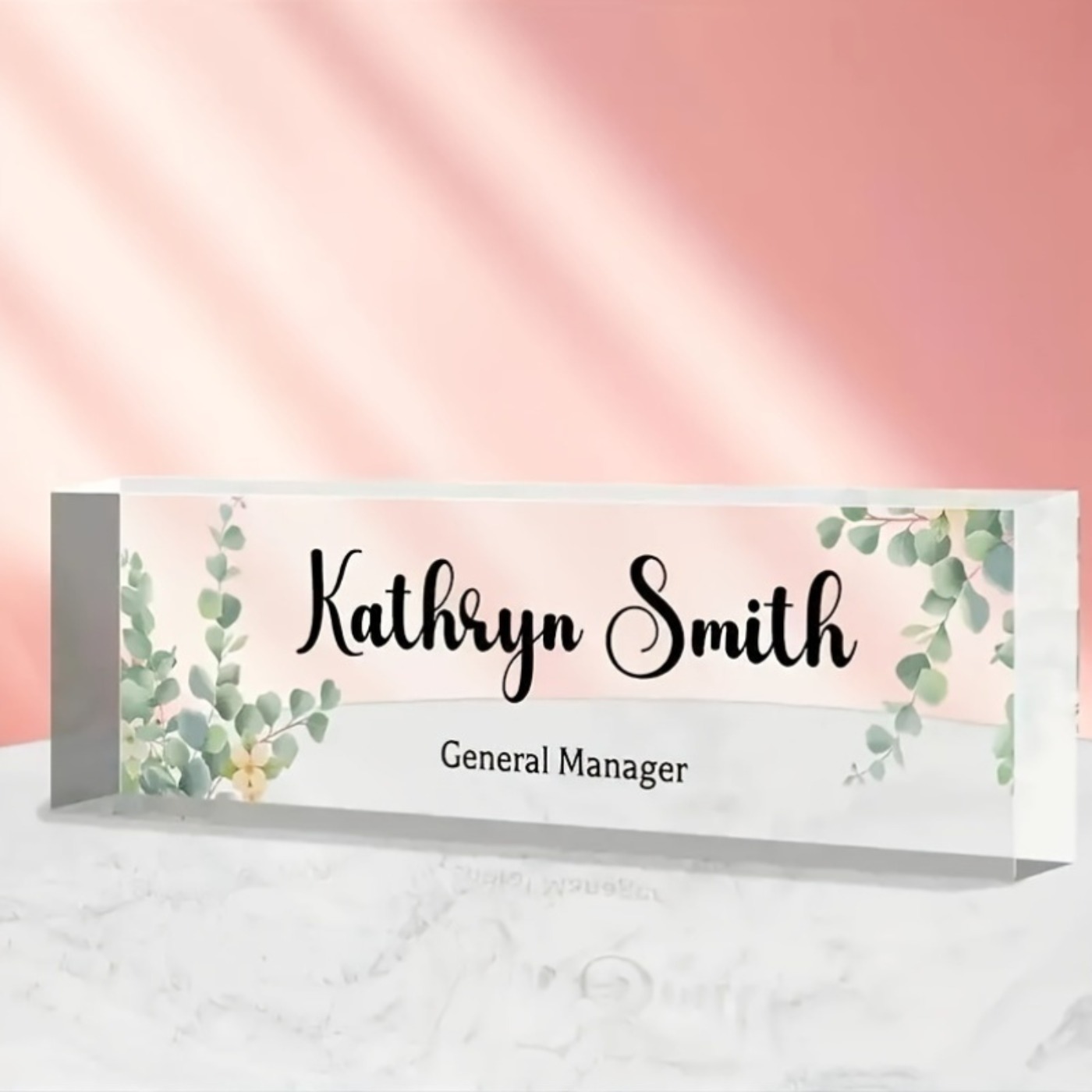 Custom 2D Acrylic Desk Name Pl – обзор и цена Desk Name Plate