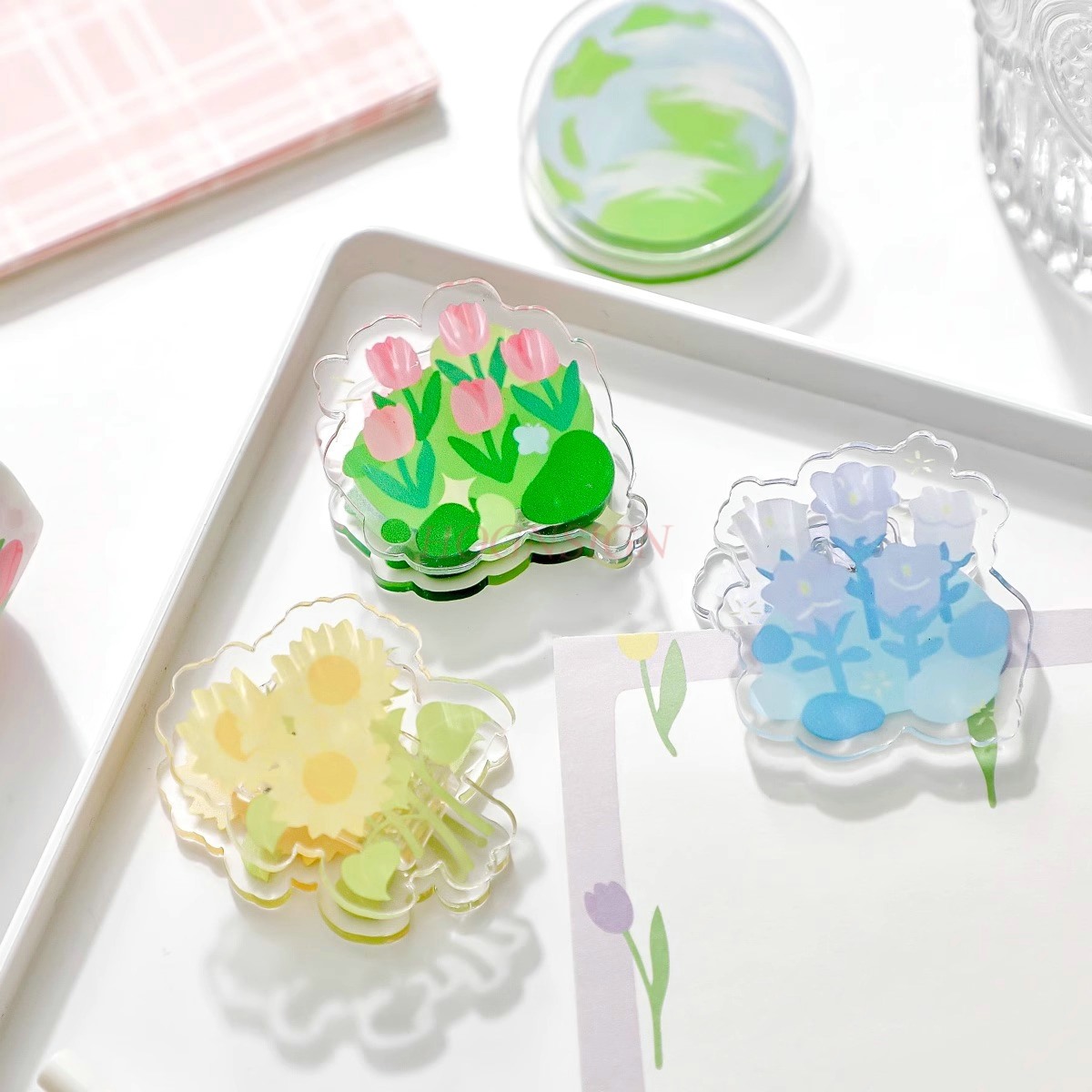 1pcs Afternoon Garden Acrylic  – обзор и цена Office Stationery And Supply