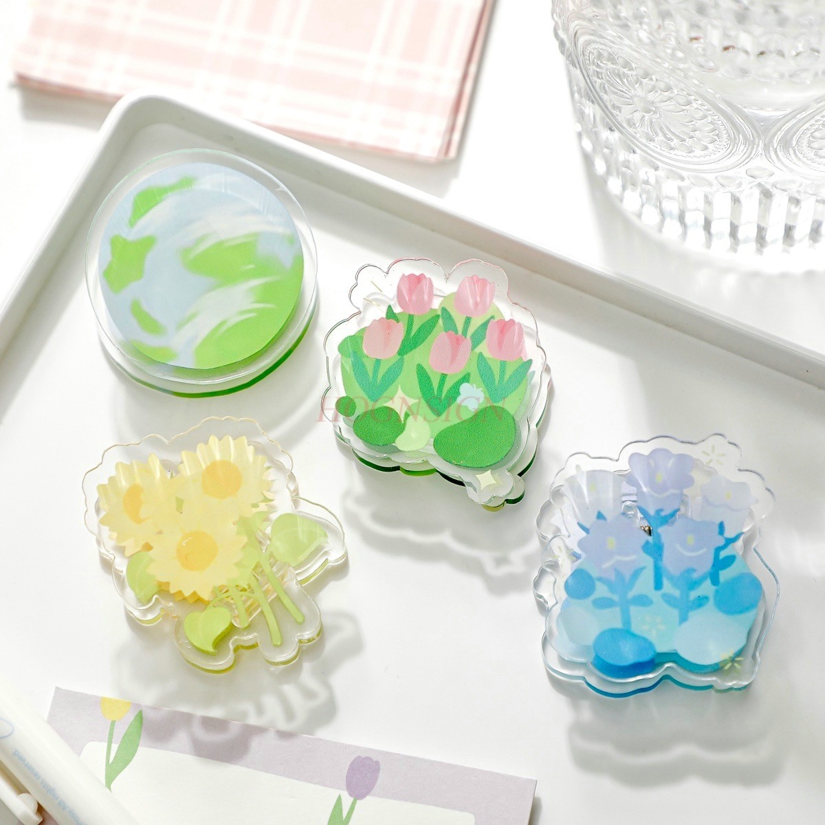 1pcs Afternoon Garden Acrylic  – обзор и цена Office Stationery And Supply