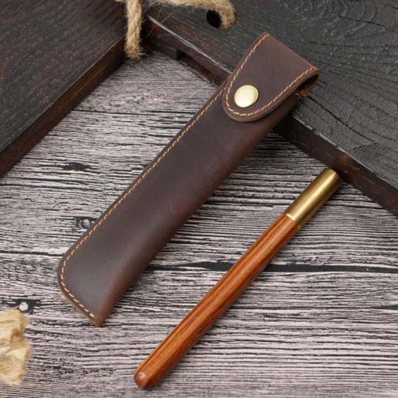 1pc Pen Bag Leather Packaging  – обзор и цена Office Stationery Supply Business