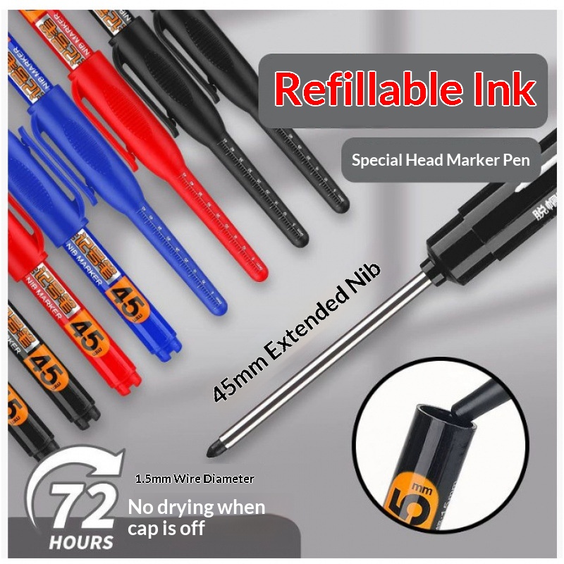 12/2Pcs 45mm Deep Hole Marker  – обзор и цена Whiteboard Marker Set