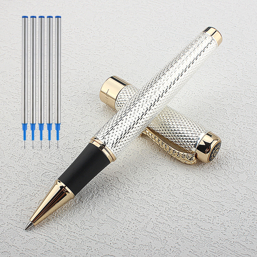 Jinhao 1200 Gold/Silver Metal  – обзор и цена Office Stationery Supply Business