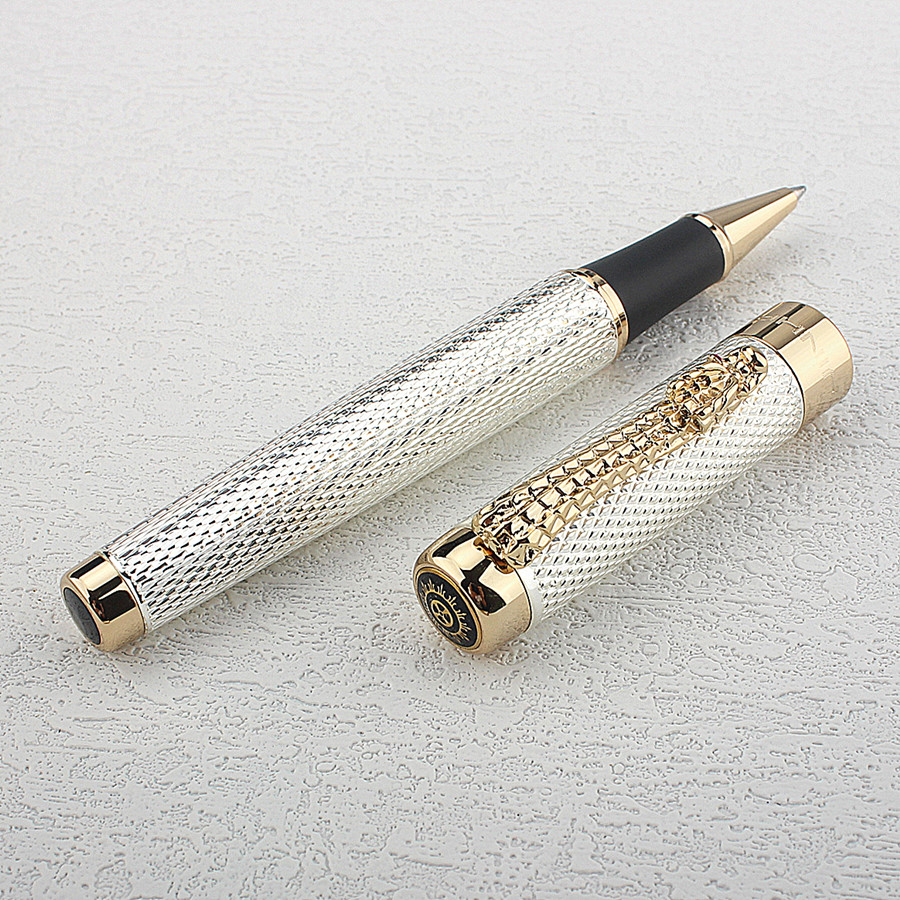 Jinhao 1200 Gold/Silver Metal  – обзор и цена Office Stationery Supply Business