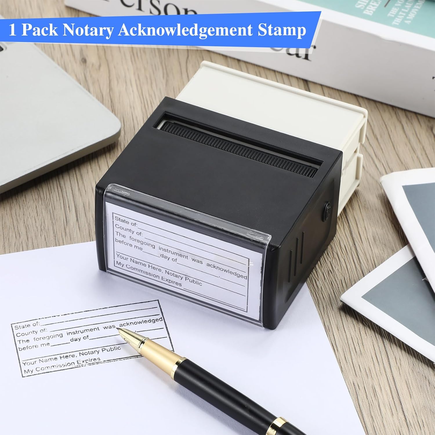Self-Inking Notary Stamp for S – обзор и цена Self Inking Stamp