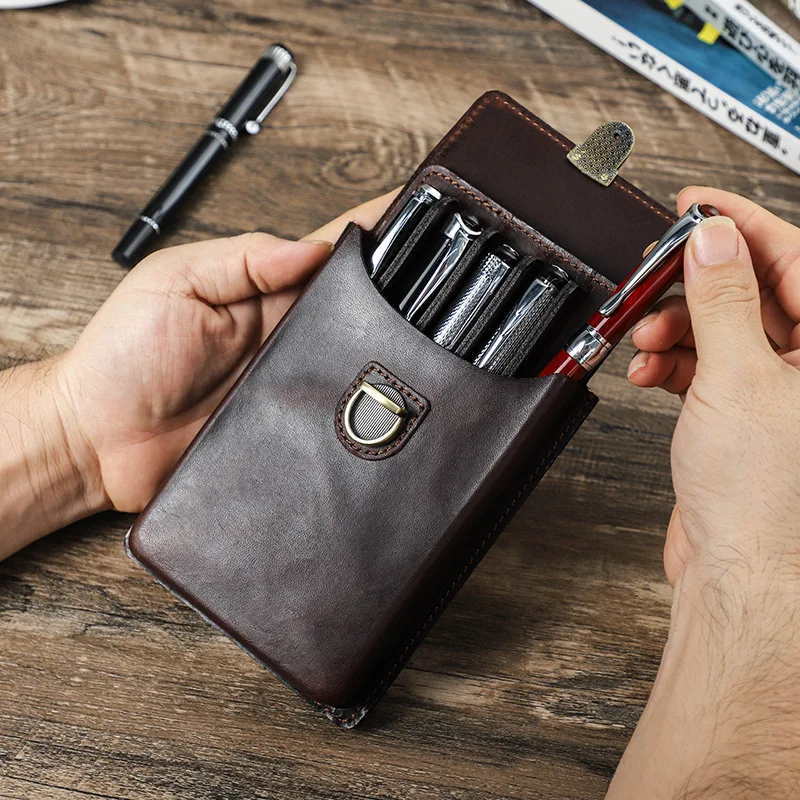 Luxury Genuine Leather Handcra – обзор и цена Pen Pouch Roll