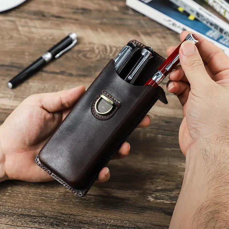 Luxury Genuine Leather Handcra – обзор и цена Pen Pouch Roll