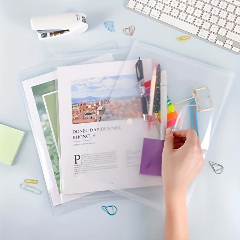 10pcs Transparent A4 Folders C – обзор и цена Office Stationery And Supply