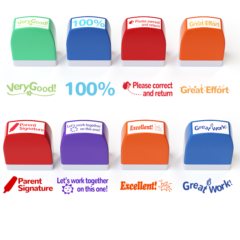 8 Teacher stamps Classroom Tea – обзор и цена Self Inking Stamp