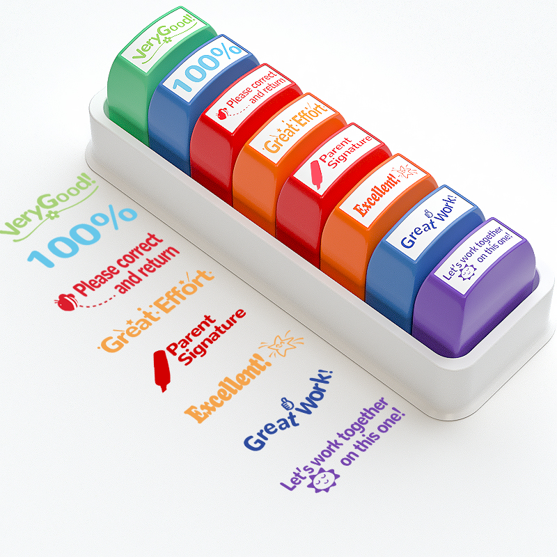 8 Teacher stamps Classroom Tea – обзор и цена Self Inking Stamp