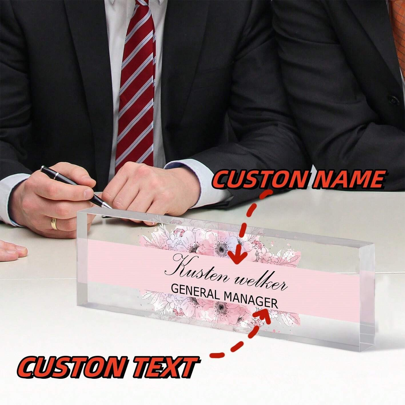 20*6CM Personalized Acrylic De – обзор и цена Desk Name Plate