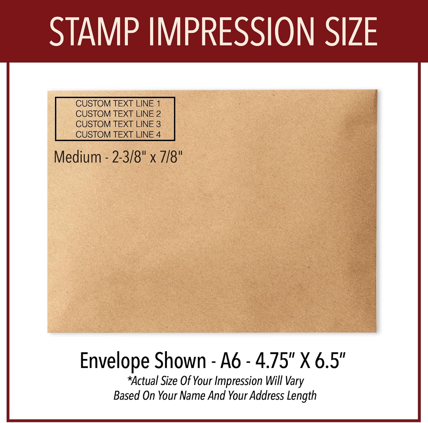 Custom 4-Line Address Stamp, S – обзор и цена Self Inking Stamp