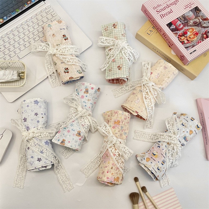 Cute Cartoon Embossed Pencil R – обзор и цена Pen Pouch Roll
