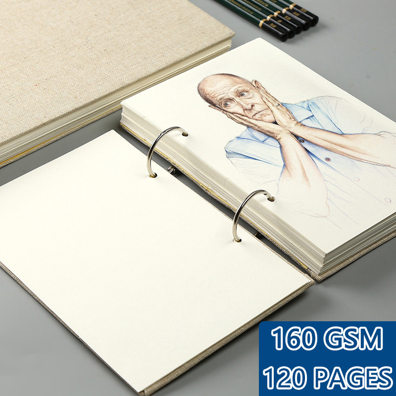Ring-bound Loose-leaf 32K Thic – обзор и цена Art Sketchbook Ring