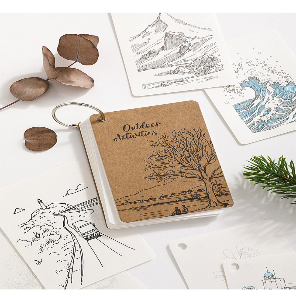 Coloring Book Portable Loose L – обзор и цена Art Sketchbook Ring