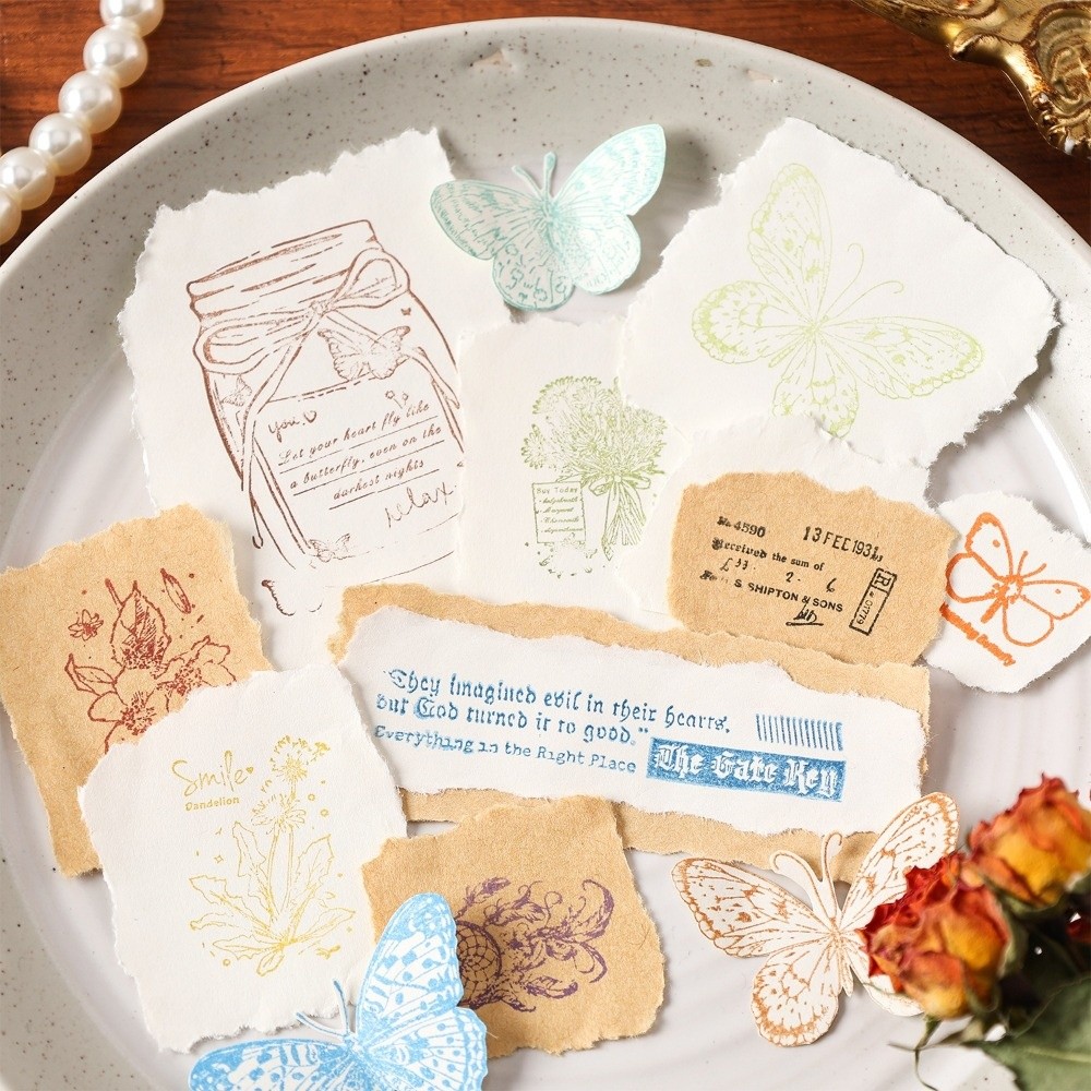 New Colorful Vintage Ink Pad E – обзор и цена Self Inking Stamp