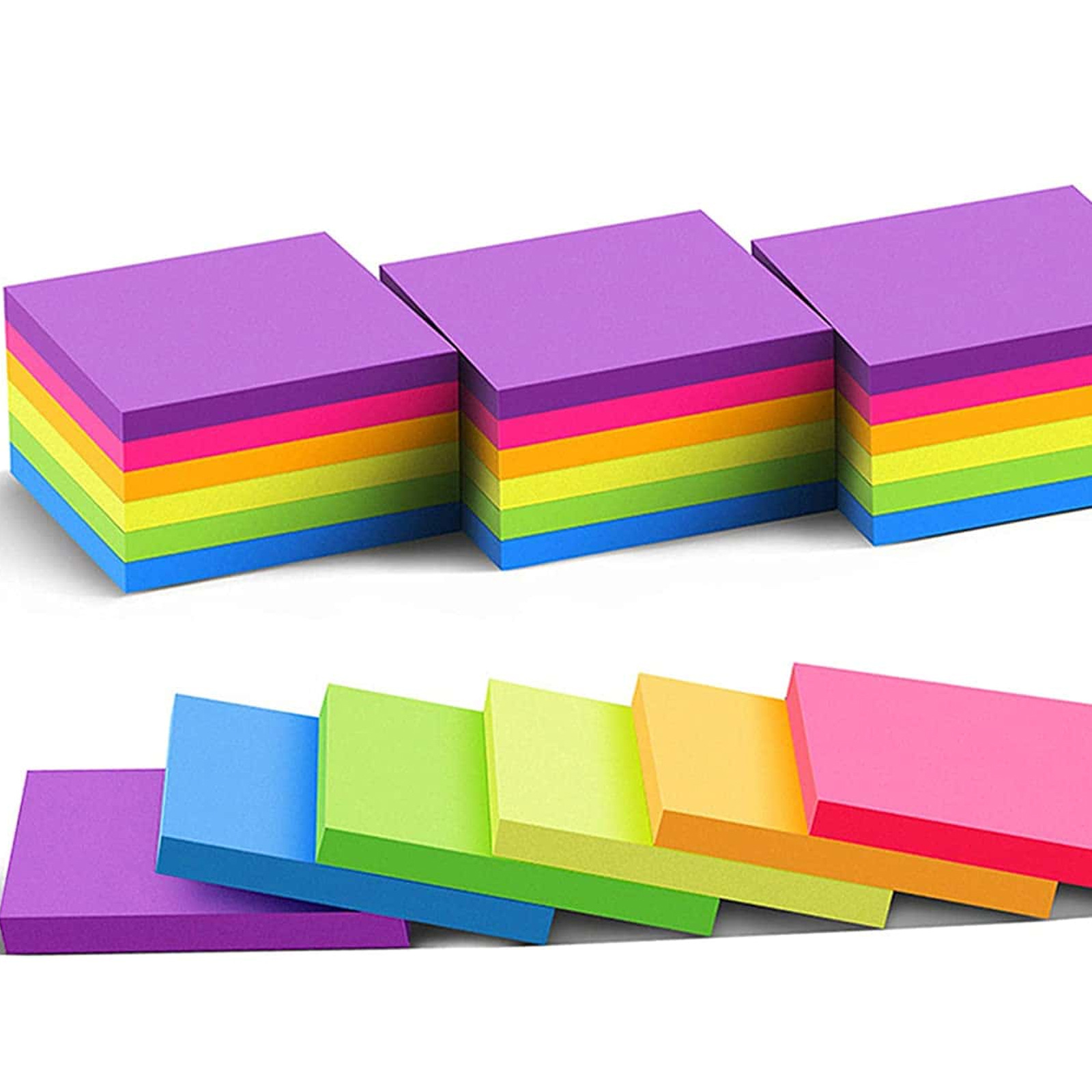 6 Pcs Fluorescent color 3*3inc – обзор и цена Graph Paper Pad