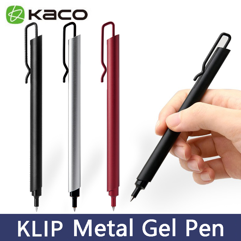 Kaco Metal Gel Pen 0.5MM Black – обзор и цена Office Stationery Supply Business