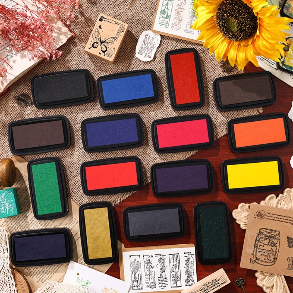 New Colorful Ink Pad Rectangul – обзор и цена Self Inking Stamp