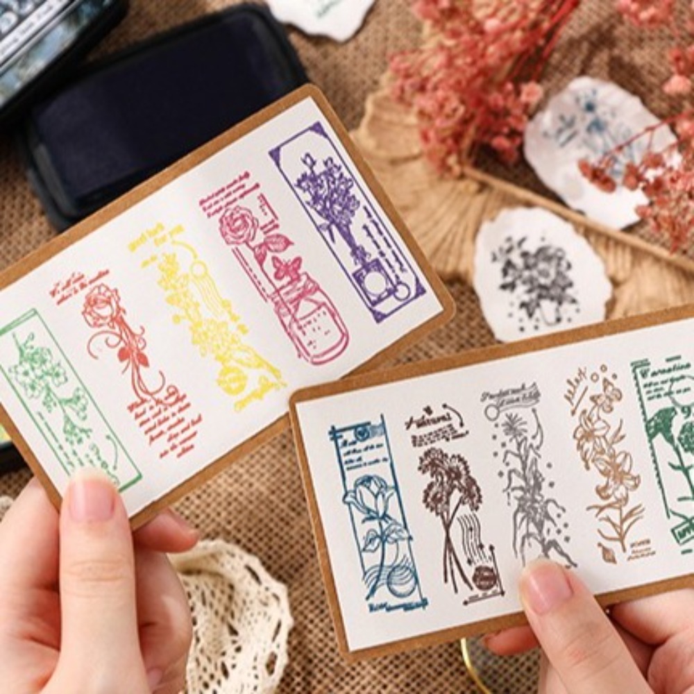 New Colorful Ink Pad Rectangul – обзор и цена Self Inking Stamp