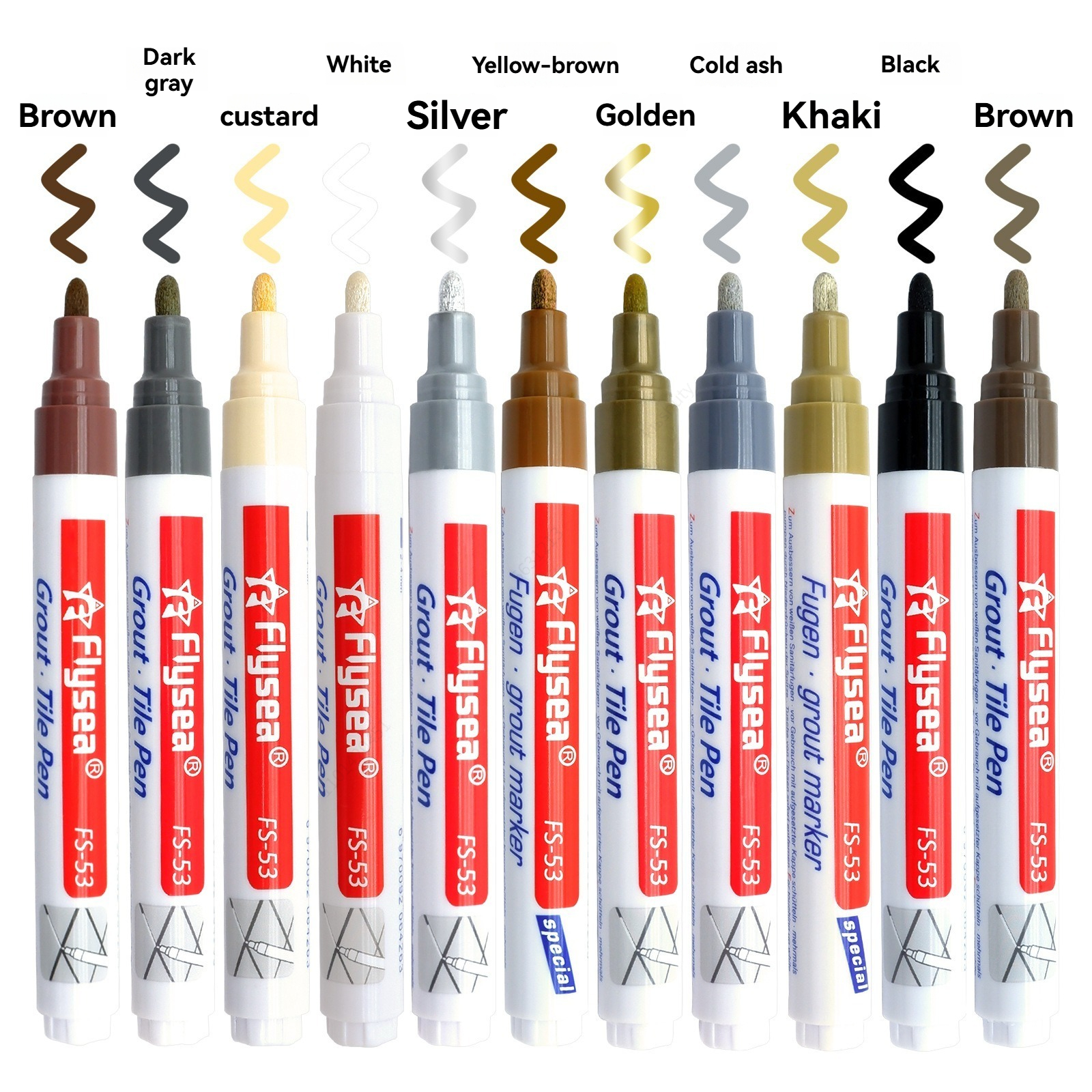 1/3/6Pcs White Waterproof Tile – обзор и цена Whiteboard Marker Set
